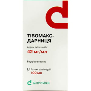 Тівомакс-Дарниця р-н д/інф. 42мг/мл фл. 100мл