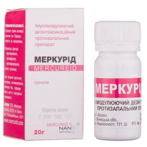 Меркурід гран. конт. 20г