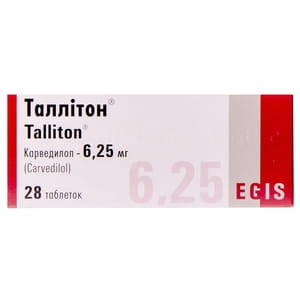 Таллитон табл. 6,25мг №28