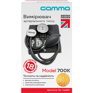 Измеритель (тонометр) артериального давления GAMMA (Гамма) модель М700 К стандарт механический