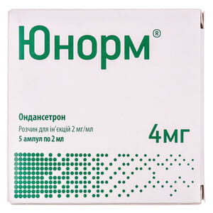 Юнорм р-н д/ін. 2мг/мл амл. 2мл №5