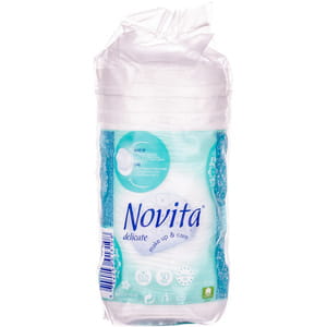 Диски ватні косметичні NOVITA (Новіта) 50 шт