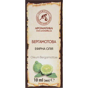 Масло бергамотовое Ароматика 10 мл