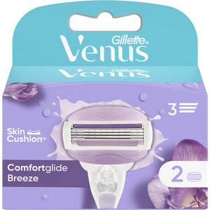 Картриджі змінні для гоління GILLETTE (Жилет) Venus (Венус) Breeze з гелевою полоскою 2 шт