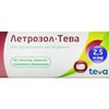 Летрозол-Тева табл. п/плів. обол. 2,5мг №30