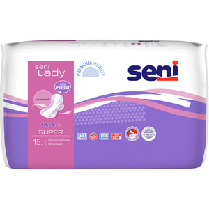 Прокладки урологічні SENI Lady (Сені Леді) Super (супер) 15 шт