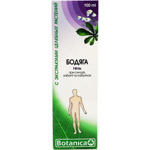 Гель для тіла Botanica (Ботаніка) Бодяга від синяків та забиттів 100 мл