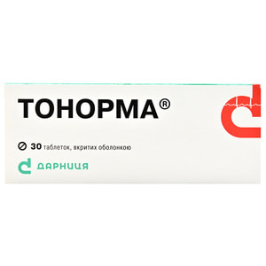 Тонорма табл. в/о №30