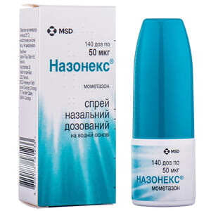 Назонекс спрей назал. дозов. 50мкг/дозу фл. 18г (140доз)