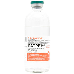 Латрен р-р д/инф. 0,5мг/мл бут. 200мл