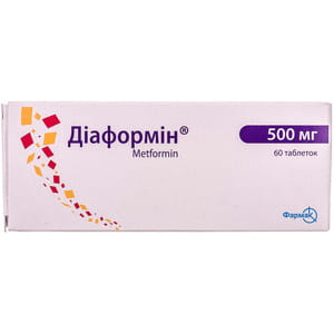 Діаформін табл. 500мг №60