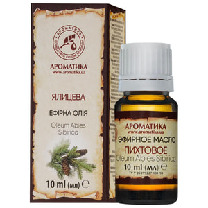Олія ефірна ялицева Ароматика 10 мл
