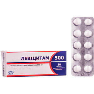 Левицитам 500 табл. п/о 500мг №30