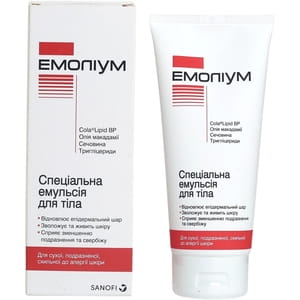 Спеціальна емульсія для тіла Емоліум для чутливої, сухої та подразненної шкіри 200 мл