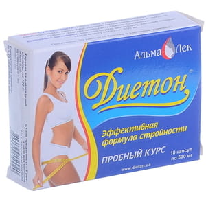Капсулы для похудения Диетон блистер 10 шт