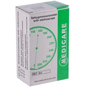 Вимірювач (тонометр) артеріального тиску Medicare (Медікеа) з стетоскопом