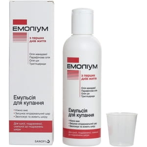 Емульсія для купання Емоліум для чутливої, сухої та подразненної шкіри 200 мл