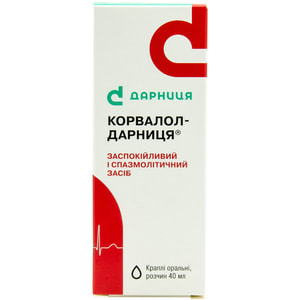 Корвалол-Дарниця краплі орал. фл. 40мл