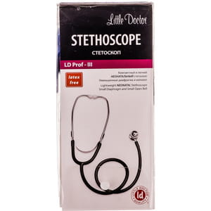 Стетоскоп LITTLE DOCTOR (Літл Доктор) модель Prof-3 SLDE неонатальний з двостороньою голівкою