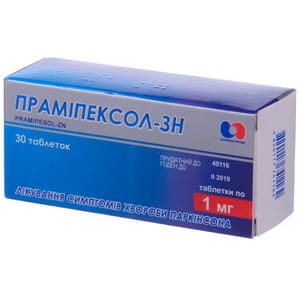 Прамипексол-ЗН табл. 1мг №30