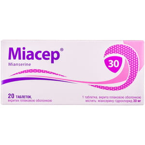 Міасер табл. в/о 30мг №20