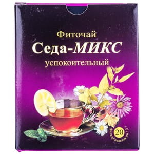 Фіточай Седа-Мікс №8 застокійливий в пакетах по 1,5 г 20 шт