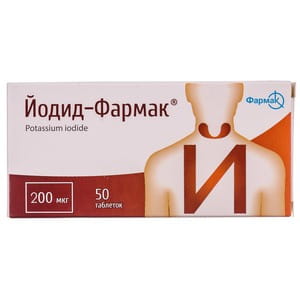 Йодид-Фармак табл. 200мкг №50