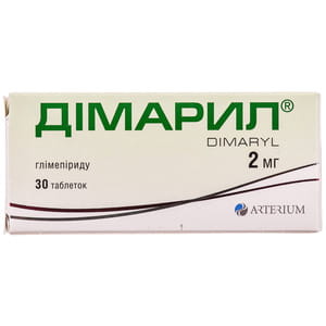 Димарил табл. 2мг №30