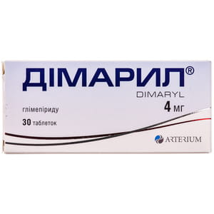 Димарил табл. 4мг №30
