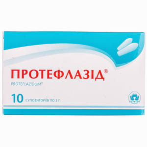 Протефлазід суп. 3г №10