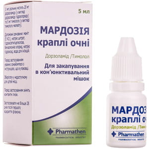 Мардозія крап. очні р-н фл. 5мл №1