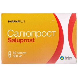Капсули для поліпшення роботи передміхурової залози Салюпрост 6 блістерів по 10 шт