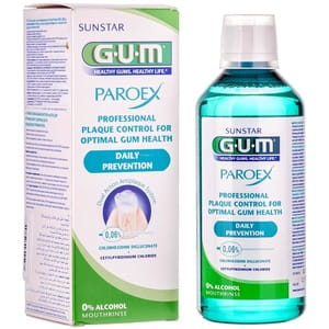 Ополаскиватель для полости рта GUM (Гам) Paroex 0,06% хлоргексидина + СРС 500 мл
