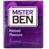 Презервативи MISTER BEN (Містер Бін) Ribbed Pleasure (Ребристі) 3 шт