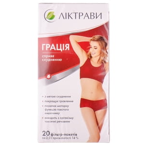 Фиточай для похудения Грация в фильтр-пакетах по 2 г 20 шт