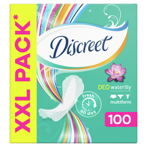 Прокладки щоденні DISCREET (Діскріт) Deo Water Lily Multiform (део вотер лілі мультиформ) гігігєнічні жіночі 100 шт