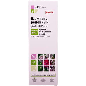 Шампунь для волосся ELFA PHARM (Ельфа фарм) Реп'яховий 200 мл