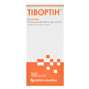 Тівортін р-н д/інф. 42мг/мл пляшка 100мл