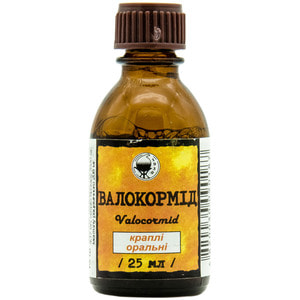 Валокормід крап. орал. фл. 25мл