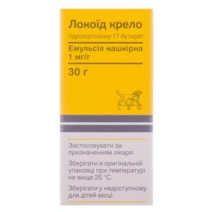 Локоид Крело эмул. накож. 1мг/г фл. 30г