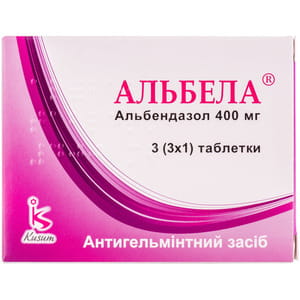 Альбела табл. 400мг №3
