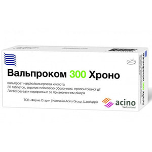 Вальпроком Хроно табл. п/о 300мг №30
