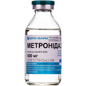 Метронідазол р-н д/інф. 5мг/мл бут. 100мл
