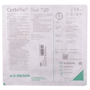 Набір для катетеризації центральних вен (набор по Сельдингеру) Certofix® Duo (Цертофікс Дуо) 720 двоканальний катетер 16G/16G 1 шт