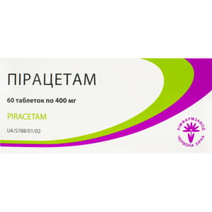 Пирацетам табл. 400мг №60