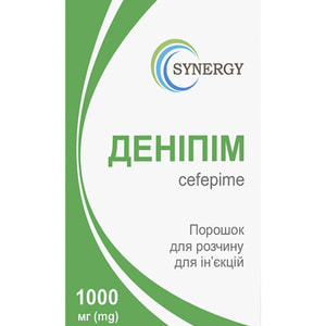 Деніпім пор. д/р-ну д/ін. 1000мг №1
