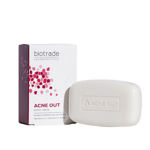 Мило для обличчя, тіла та волосся BIOTRADE Acne Out (Біотрейд Акне Аут) проти вугрового висипу 100 г