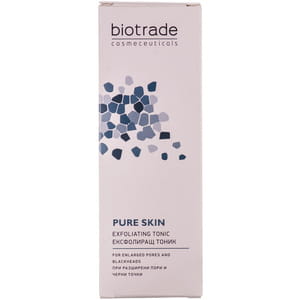 Тоник для лица BIOTRADE Pure Skin (Биотрейд Пуэ Скин) активный уход за кожей с расширенными порами, угрями и неравномерной кожей 60 мл