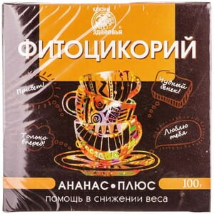Фітоцикорій Ключі Здоров'я Ананас плюс для зниження ваги 100 г