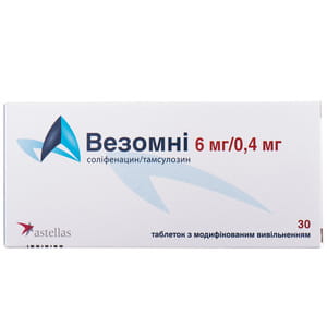 Везомні табл. модиф. вивіл. 6мг/0,4мг №30